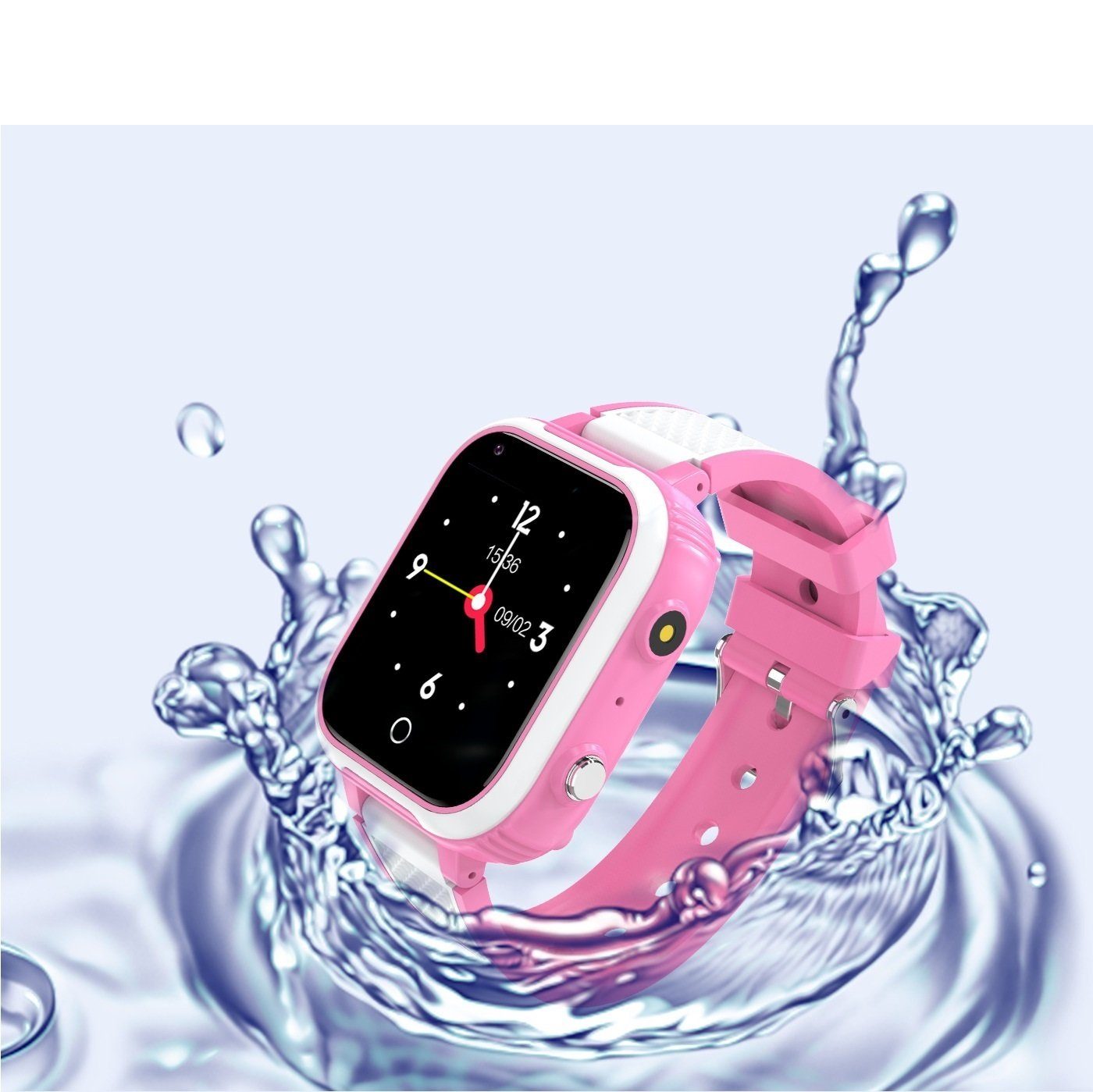 Hikeren Kinder uhr mit GPS,Telefon,SOS,Spiel,Kamera,Wecker,Klassenmodus,IP68 Smartwatch, Bewegungsverfolgung, Sicherheitszone, Sportschrittzähler