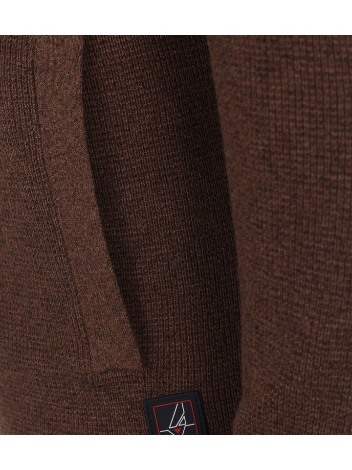CASAMODA Strickjacke in Braun günstig kaufen