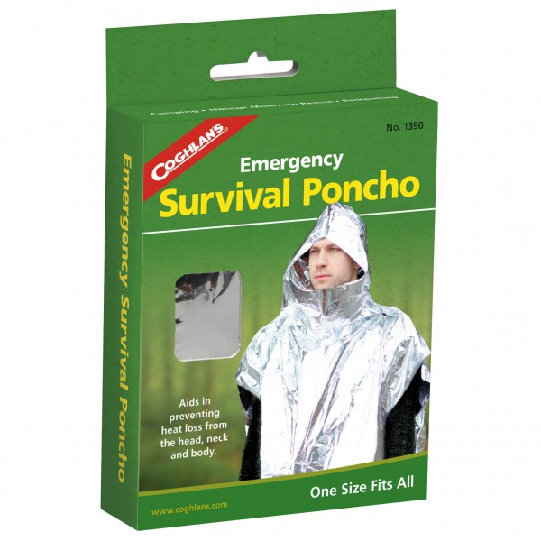 Coghlans - Survival-Poncho - Rettungsdecke