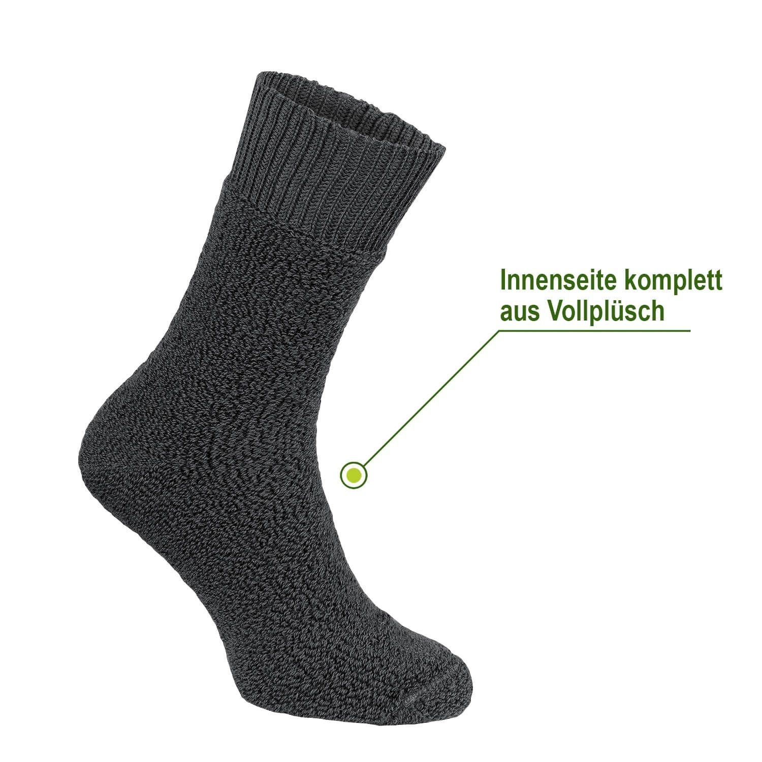 Vollplüsch Thermo Socken Immerwarm
