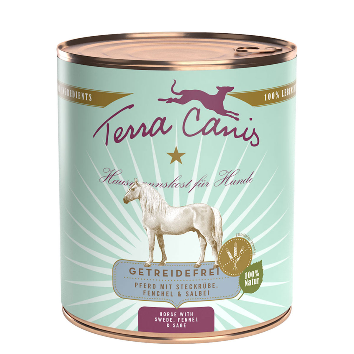 Terra Canis getreidefrei Pferd mit Steckrübe, Fenchel & Salbei