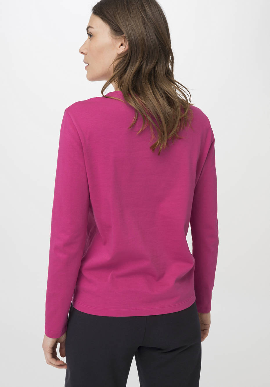 Langarmshirt aus reiner Bio-Baumwolle