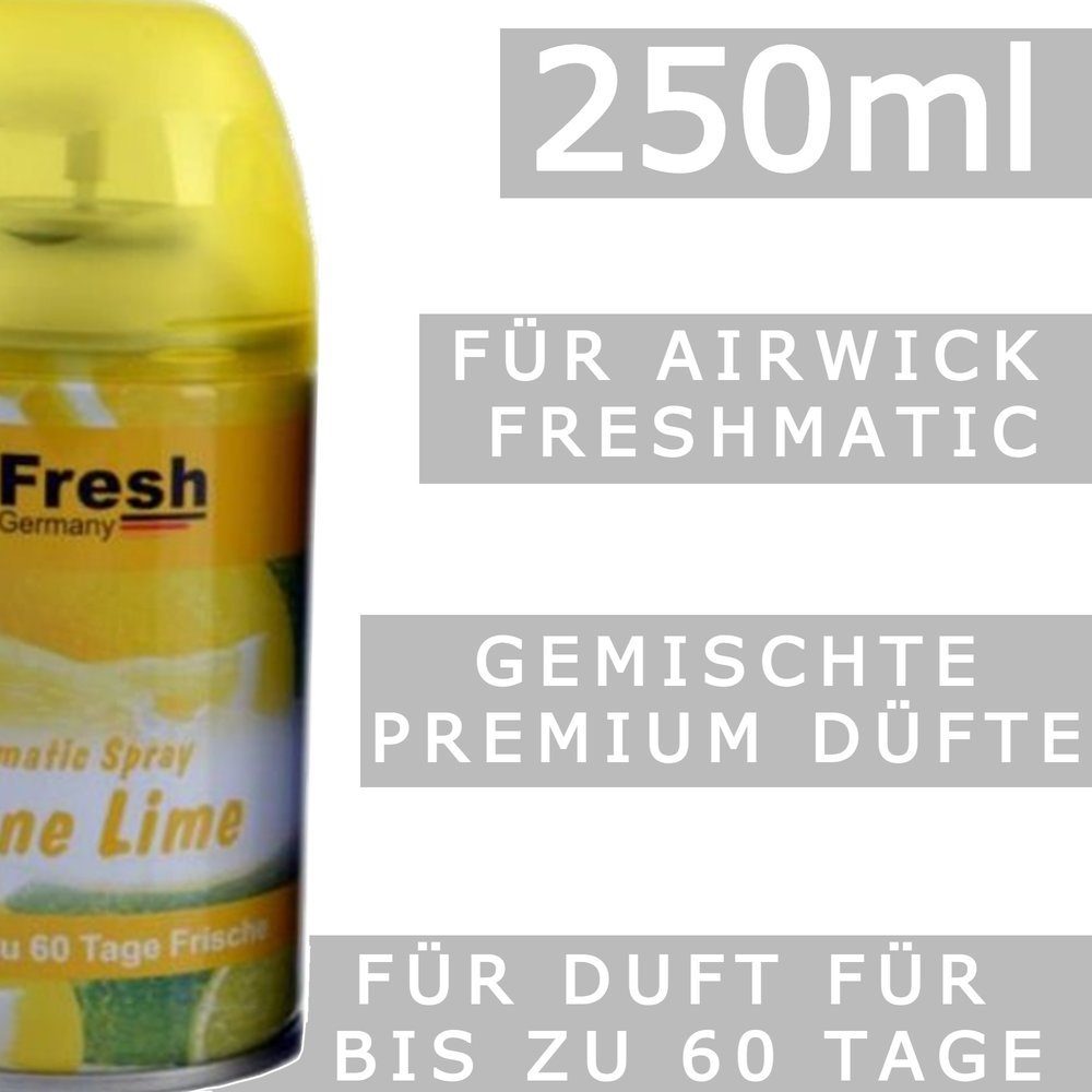 TronicXL Raumduft-Nachfüllflasche 8 x Nachfüller für Airwick Freshmatic Max Spender Mix Raumduft Spray (Mix Set, 8-St., 8 Kartuschen), 250 ml