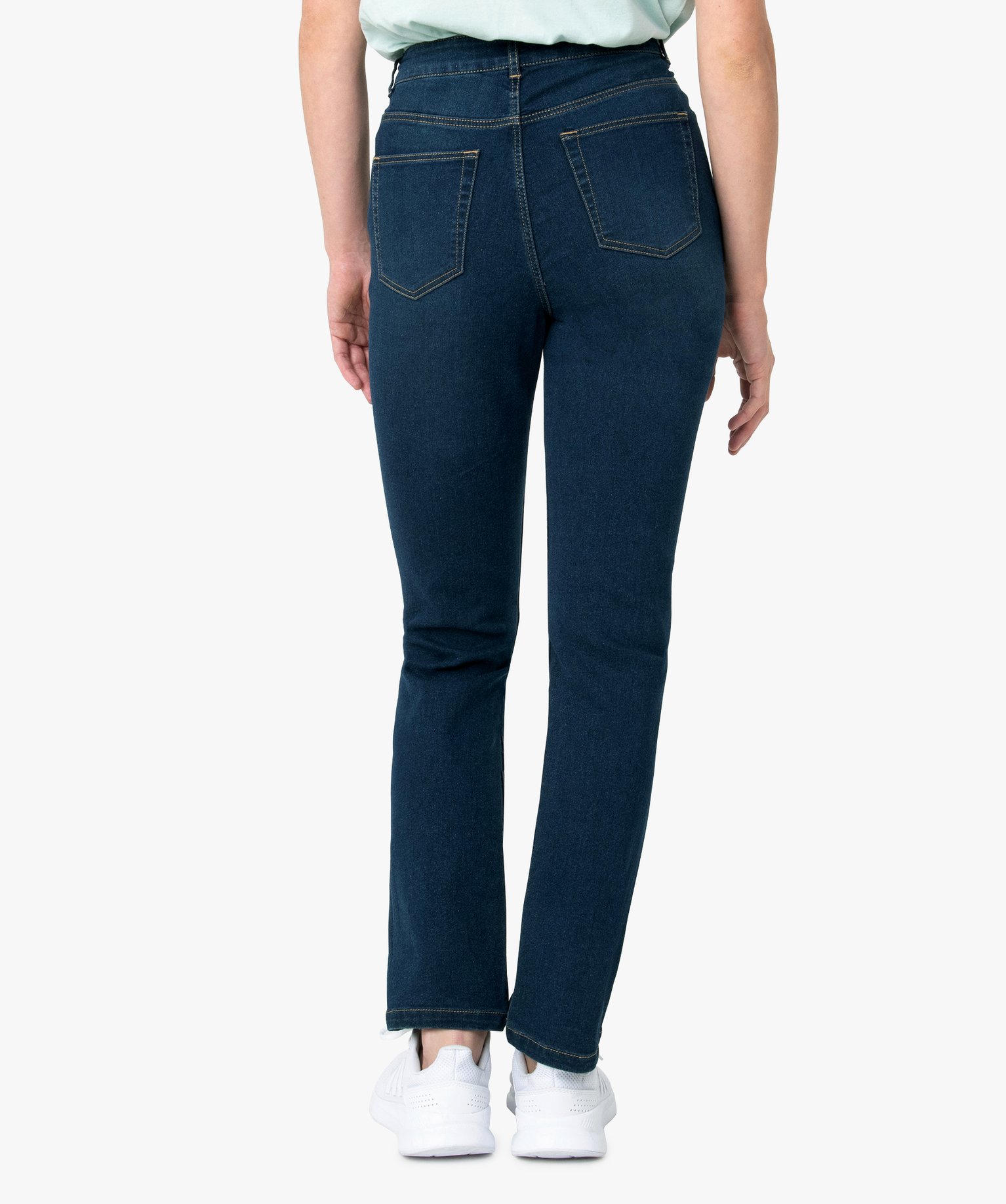 Jean femme coupe Regular 4 poches brut | GEMO