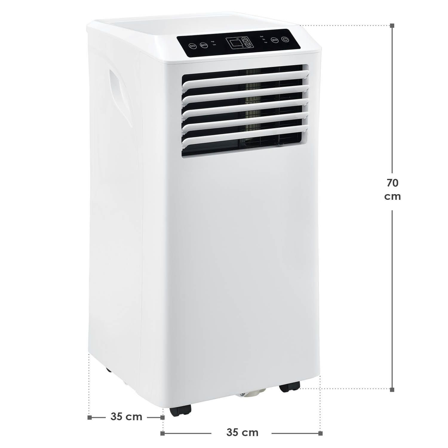 Juskys Klimagerät MK950W2, Klimaanlage mit Fernbedienung, Timer und Temperatureinstellung