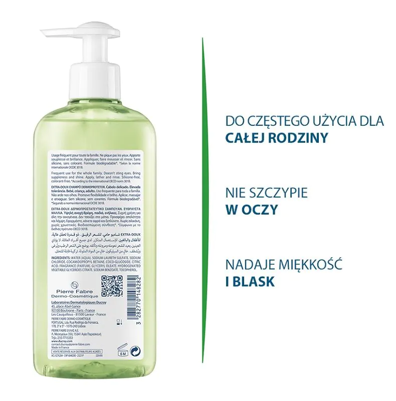 Ducray Extra Doux dermatološki šampon za čestu upotrebu