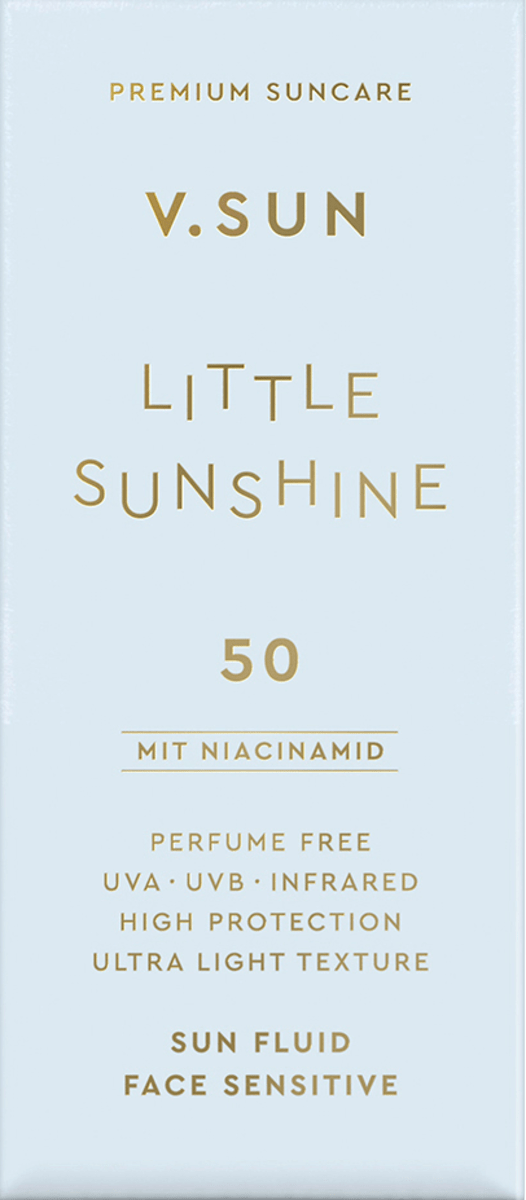 Sonnenfluid Gesicht sensitive \little Sunshine\ LSF 50, 30 ml