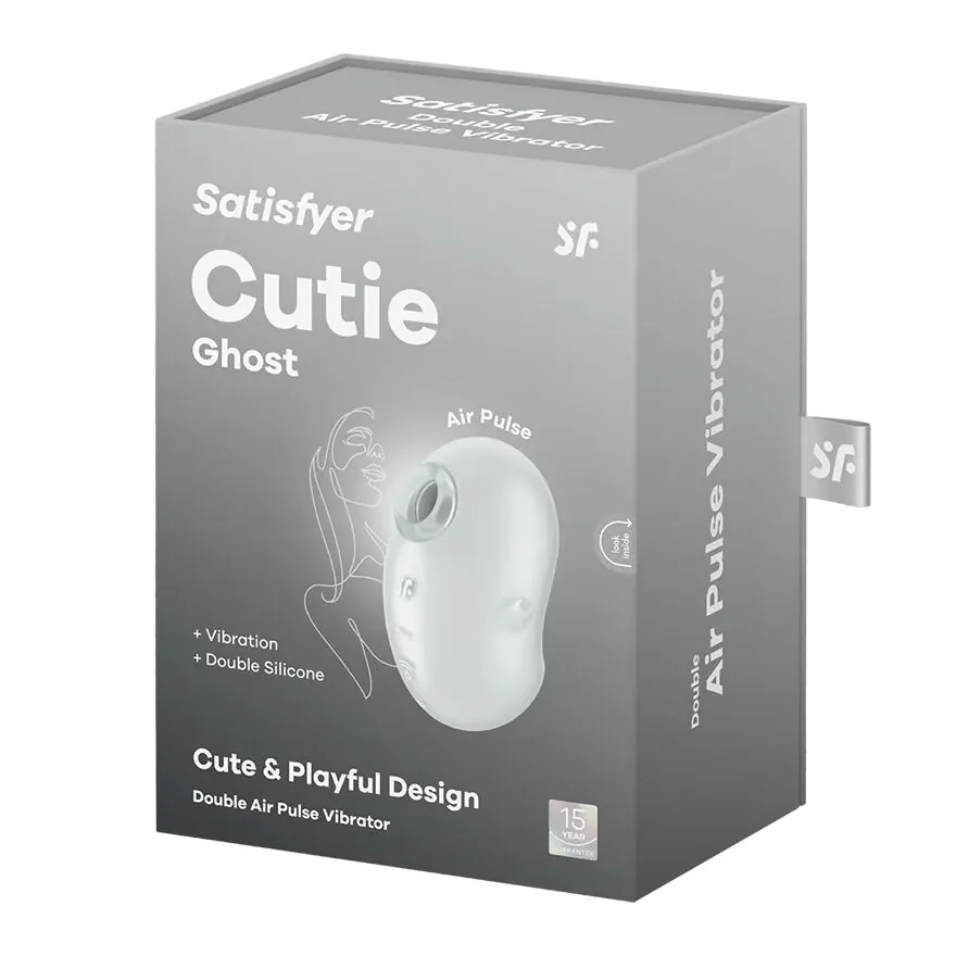 Satisfyer Cutie Ghost Intimmassageapparat Hvid