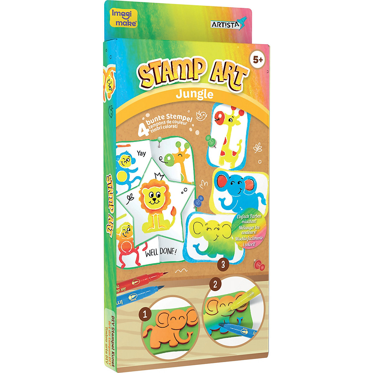 Kinder Stempel Dschungel