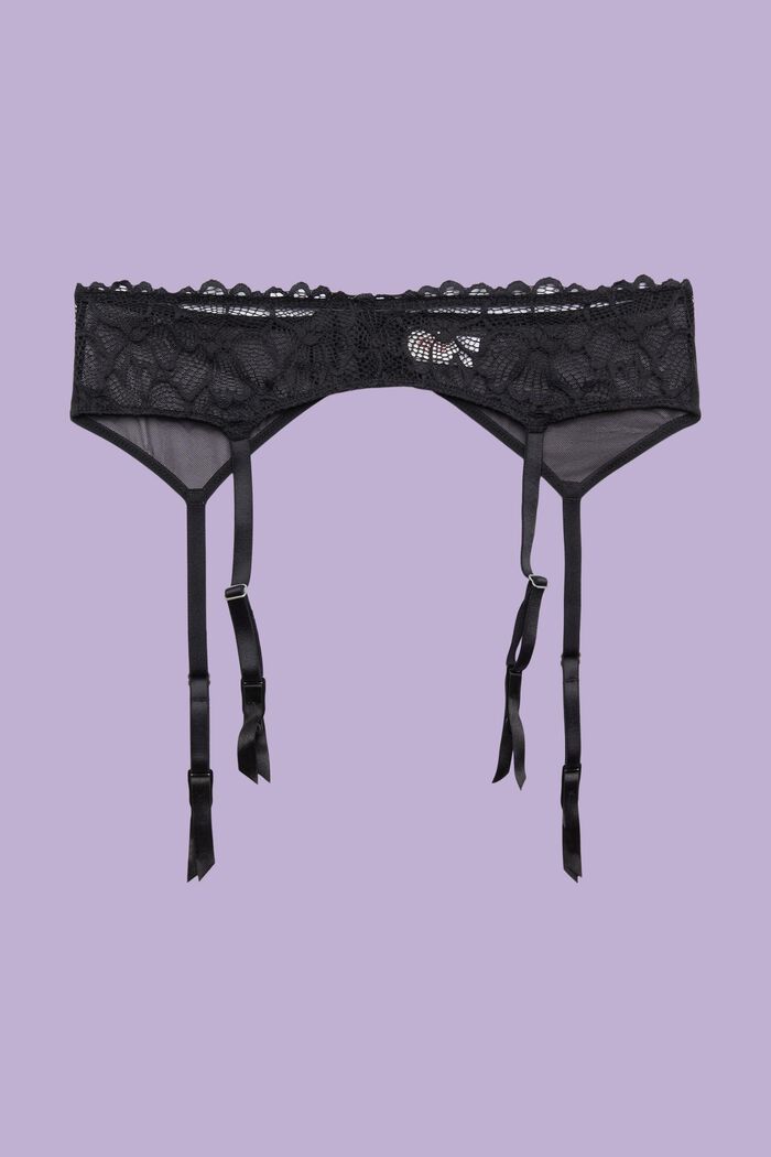Strumpfhalter aus floraler Spitze
