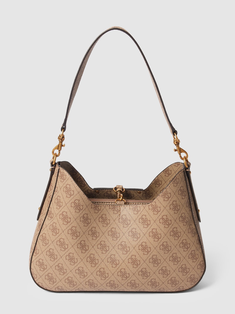 Hobo Bag mit Allover-Print Modell 'BRENTON' in taupe