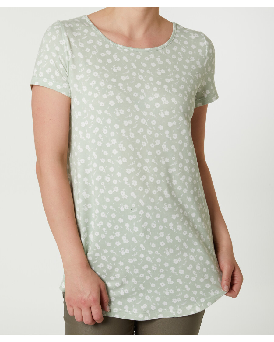 Longshirt mit Blumen
