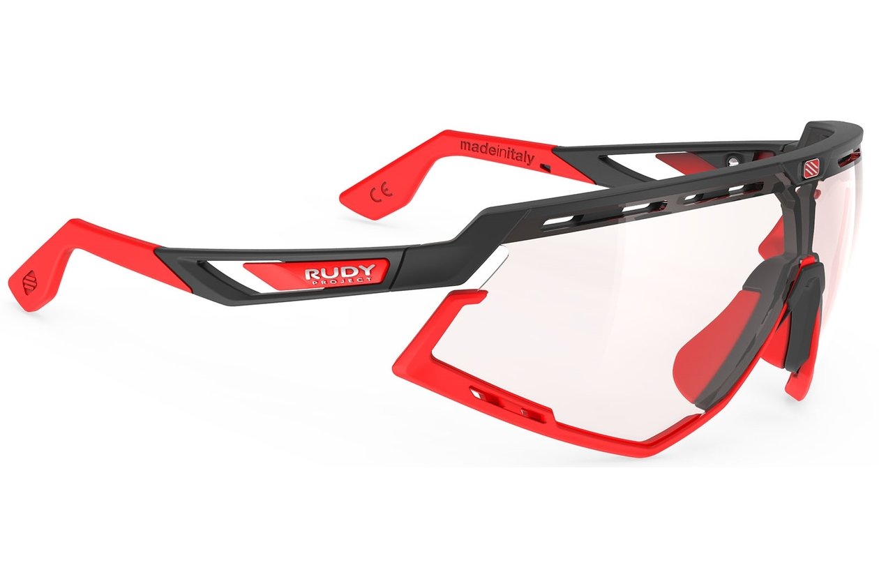 Rudy Project Defender Black Matte Red Fluo / Impactxphoto2 Red