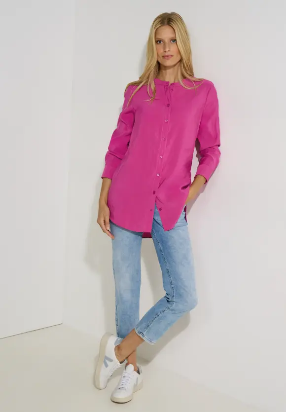 CECIL Longbluse in Unifarbe