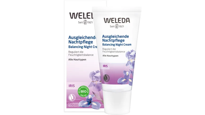 WELEDA IRIS Ausgleichende Nachtpflege 30 ml