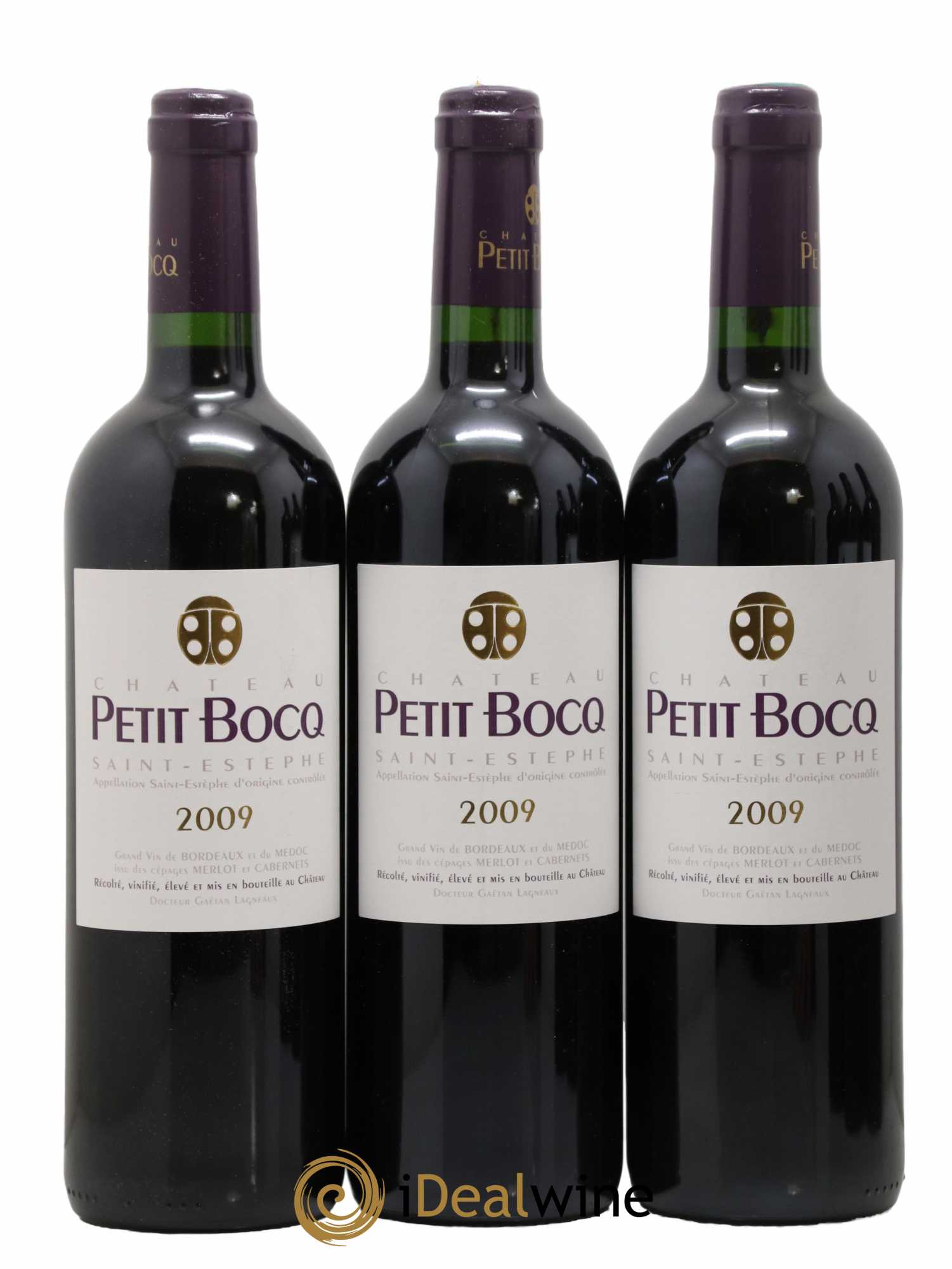 Château Petit Bocq Cru Bourgeois  2009 - Lot de 6 Bouteilles