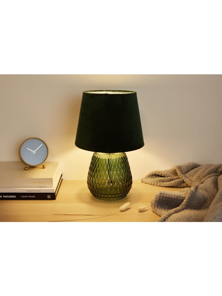 Pauleen Crystal Velours Tischleuchte max40W E14 Grün 230V Glas/Stoff günstig kaufen onesize