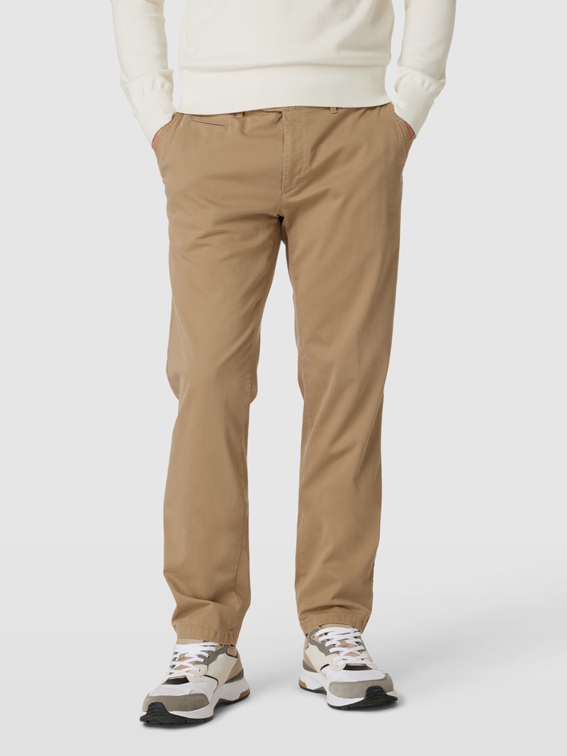 Stoffhose mit Paspeltasche Modell 'EVEREST' in beige