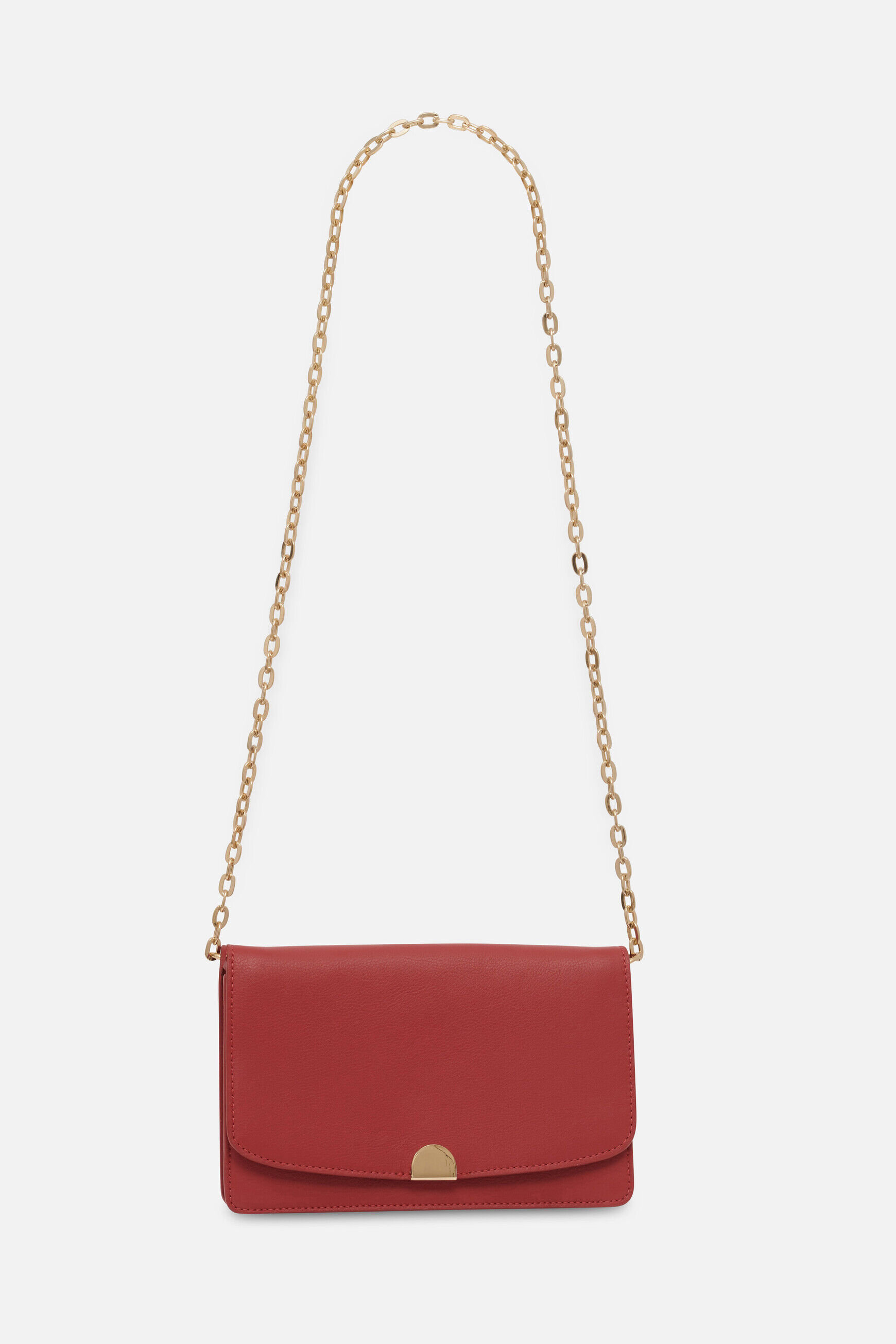 sac kitty 100% cuir rouge femme