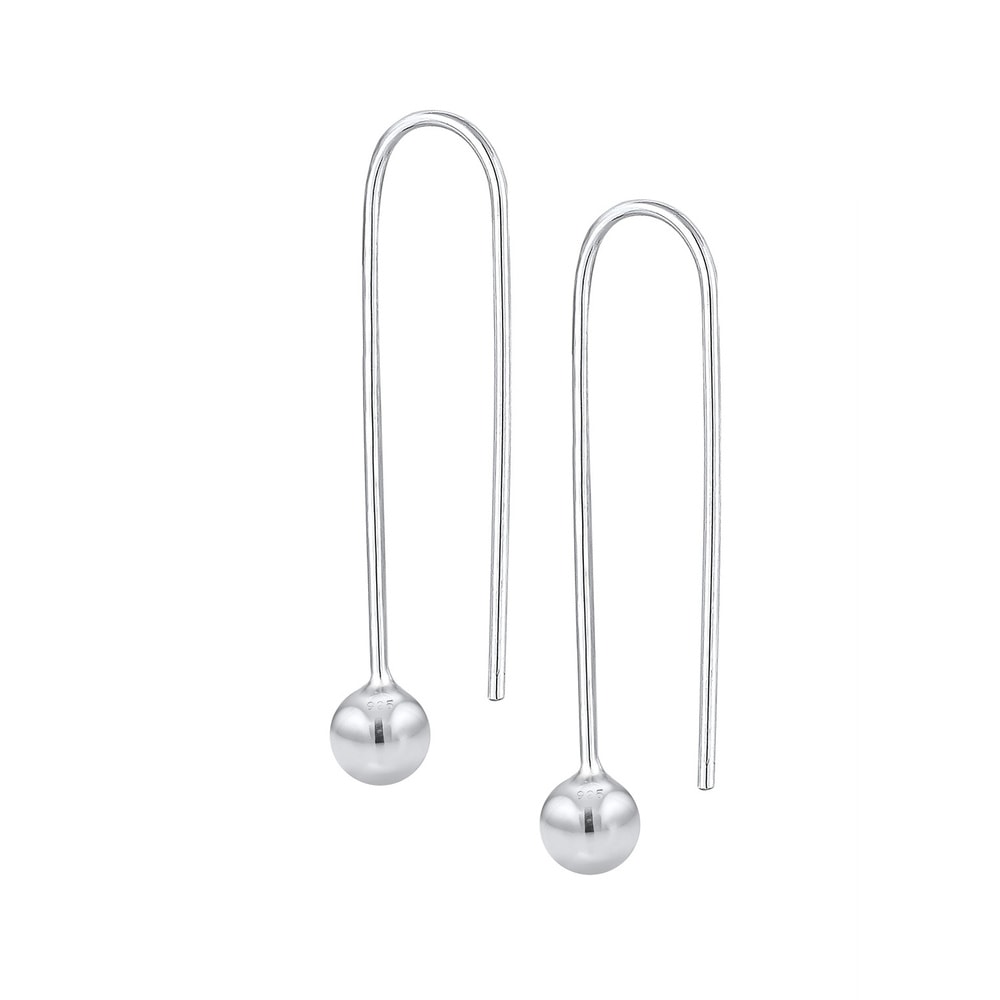Elli Elli Boucles d'Oreilles Femme Pendentif Tendance en Argent Sterling 925 Boucles d'oreilles