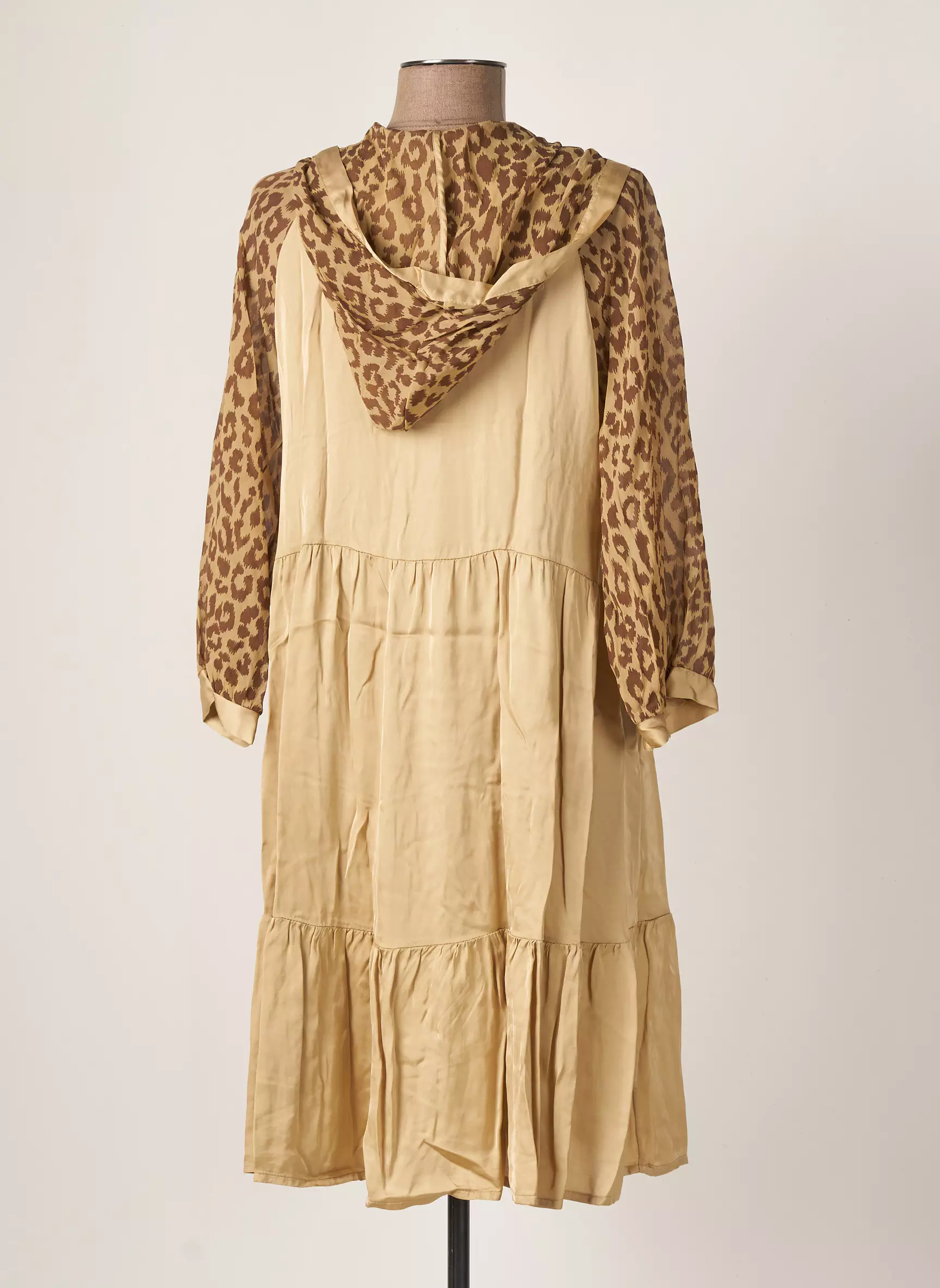Fracomina Robes Mi Longues Femme couleur beige