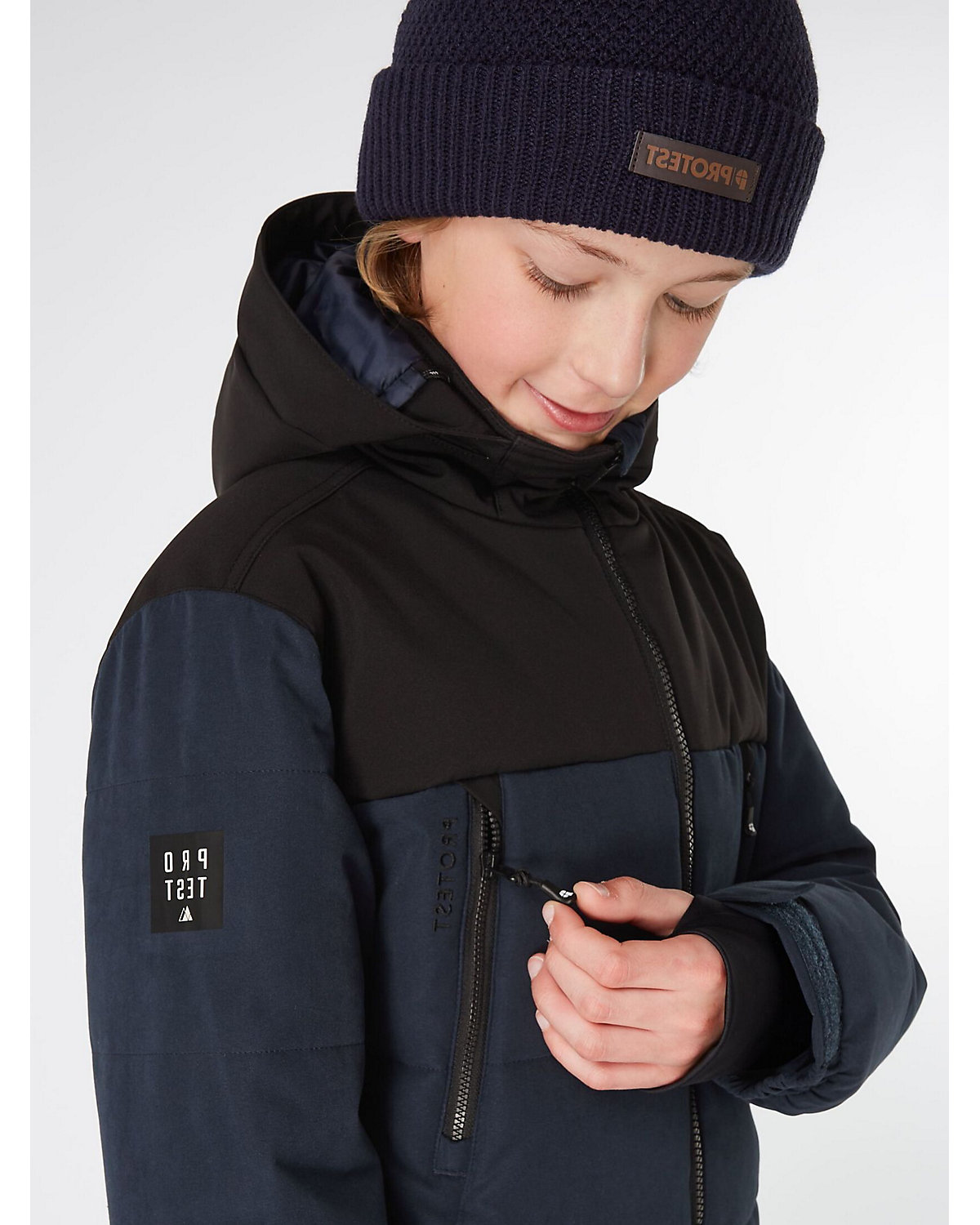 PRTCOEN JR  - 10K Wasserdicht und atmungsaktiv PFC-Frei   Winterjacke Skijacken für Jungen
