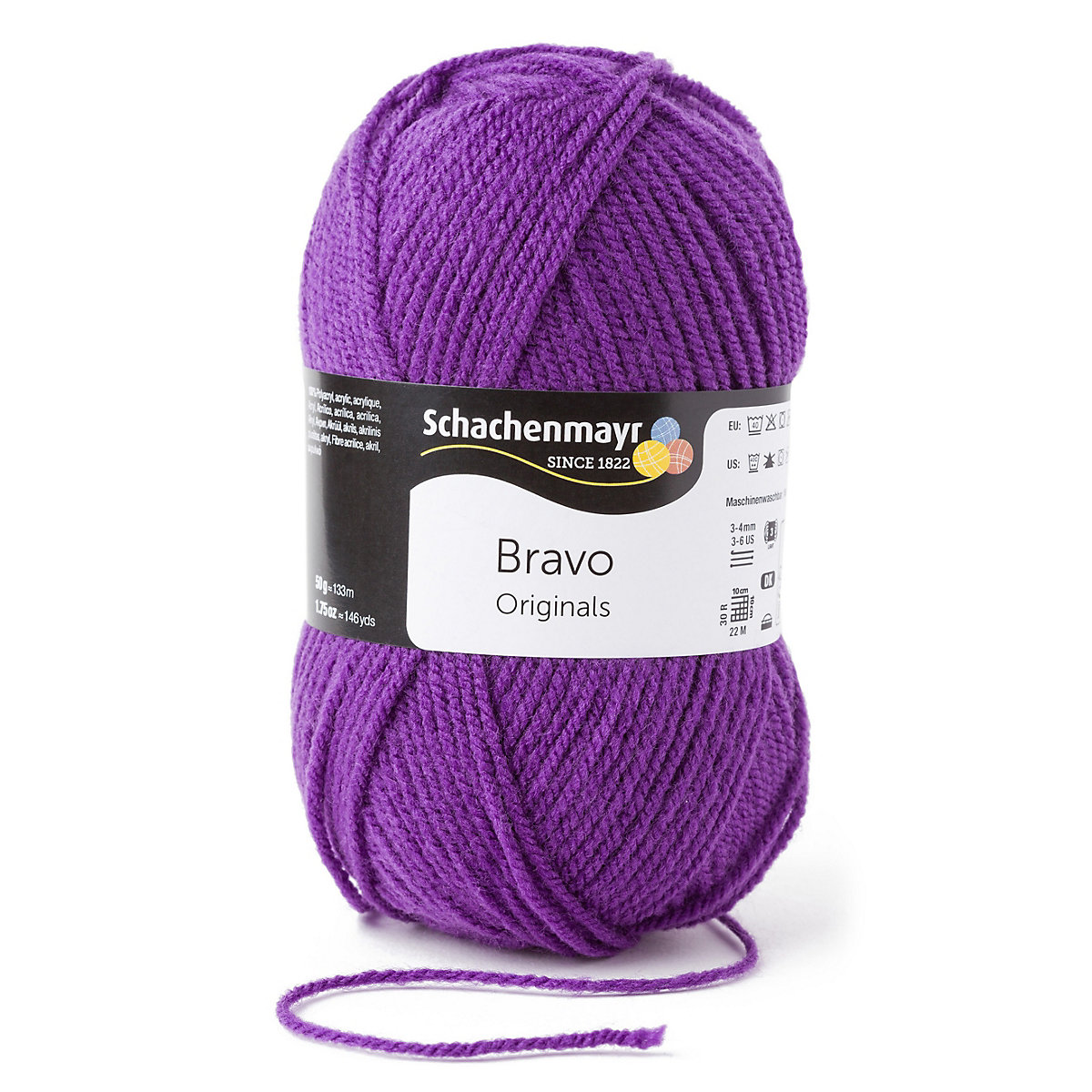 Handstrickgarne Bravo, 50g Violett