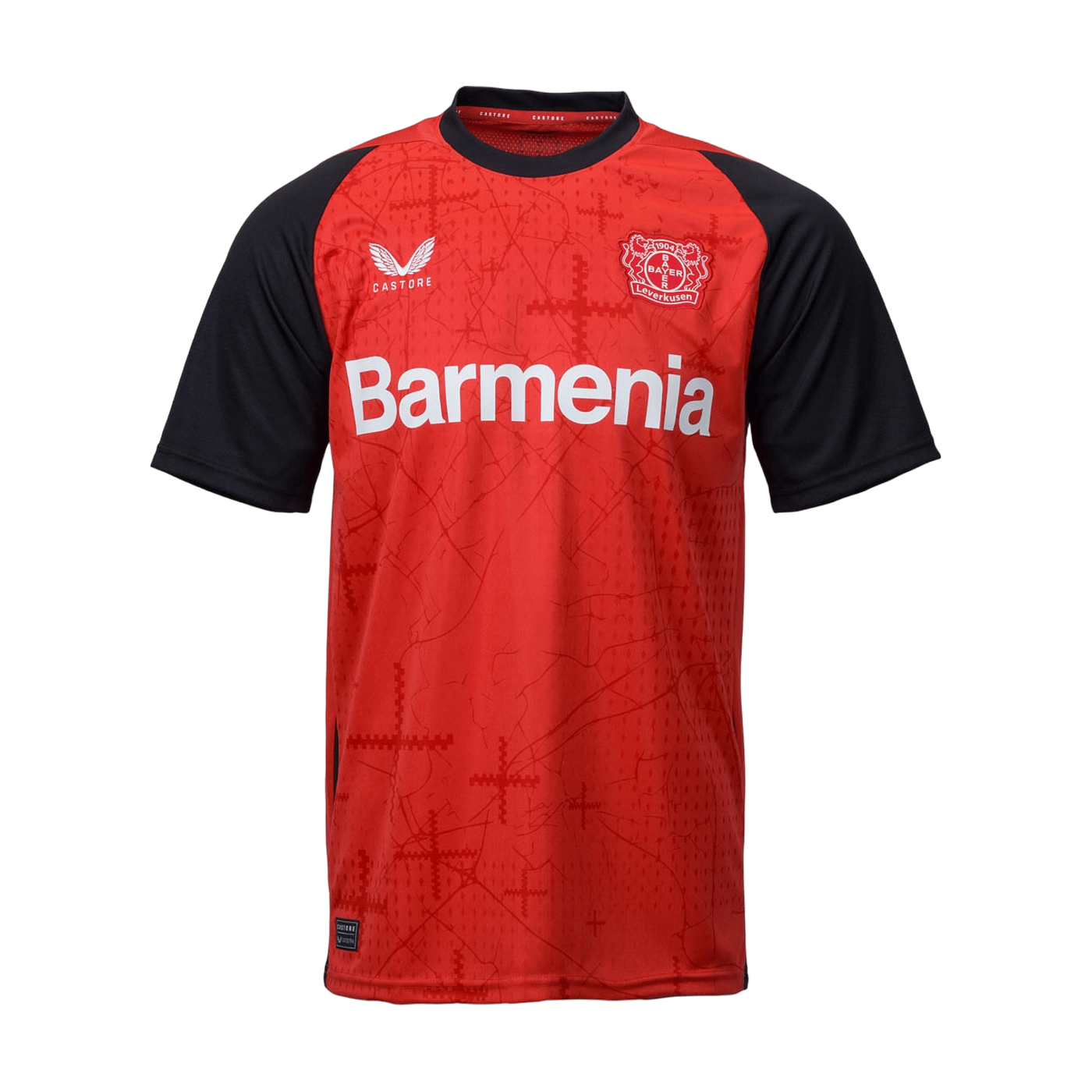 Castore Bayer 04 Leverkusen Trikot Home 2024/2025 Kids Rot F072