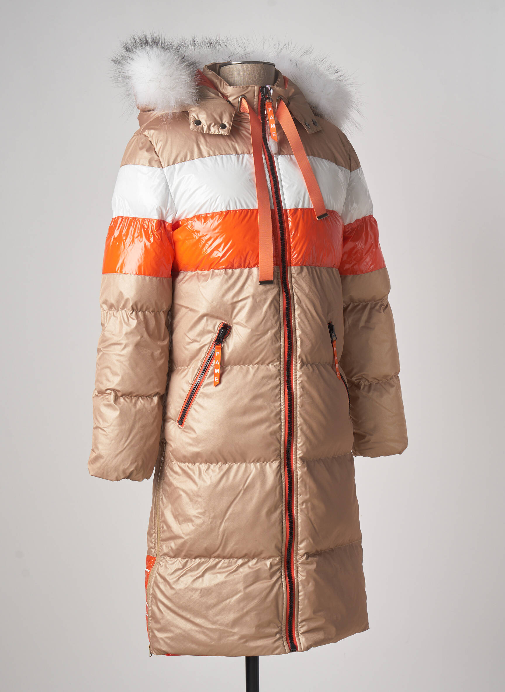 Pame Carrioni Doudounes Femme couleur beige
