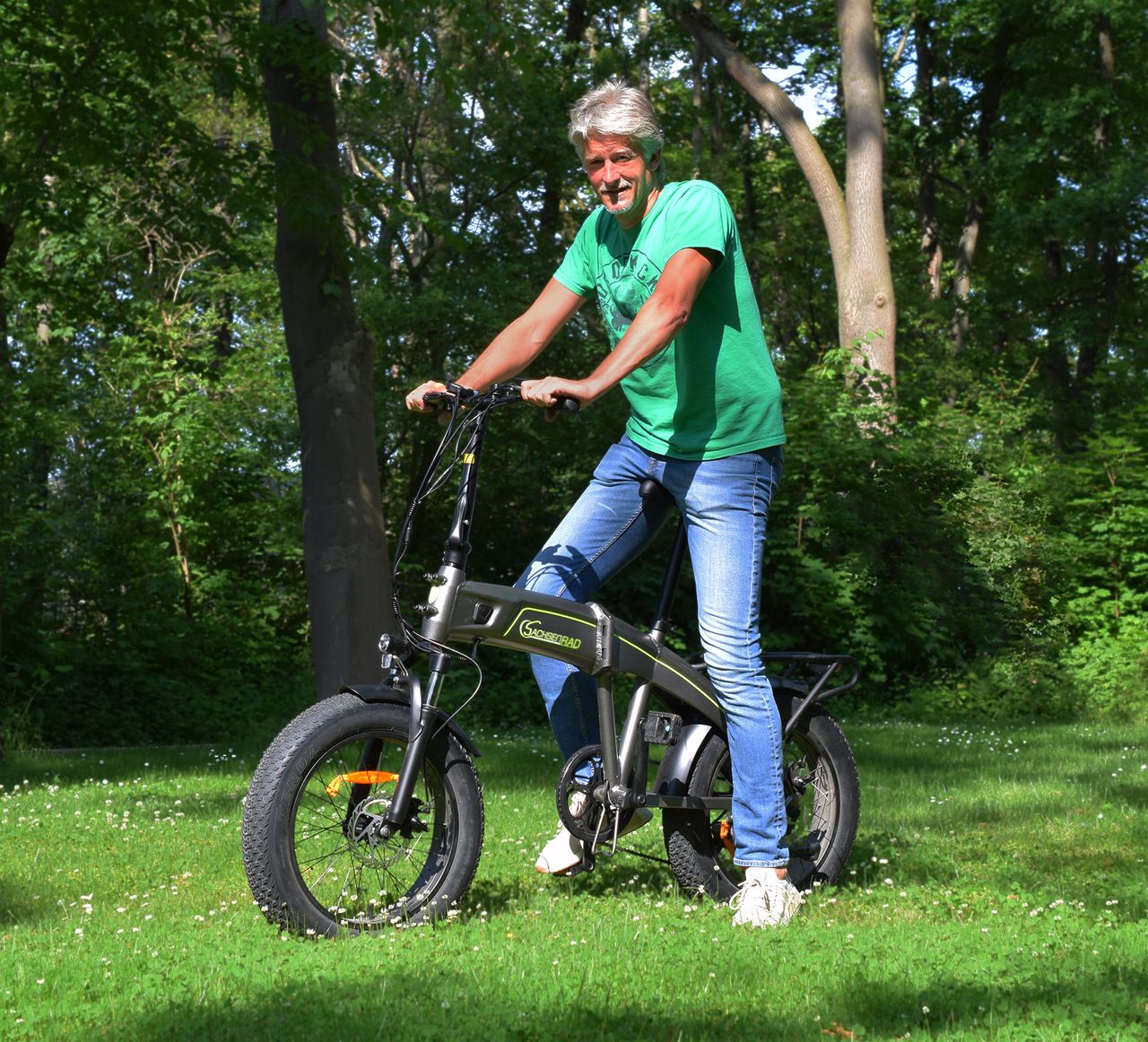SachsenRad E-Folding Bike F6 Safari Fatbike
