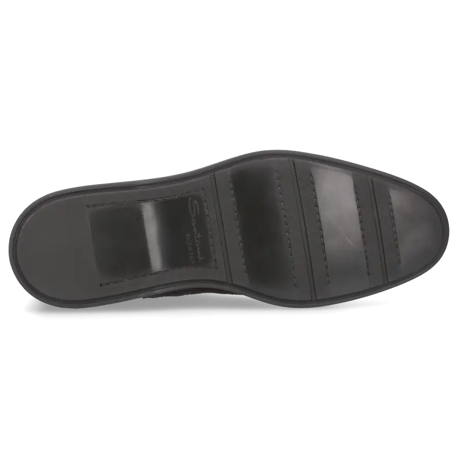 Santoni - Chelsea Boots 18588 Veloursleder - grau