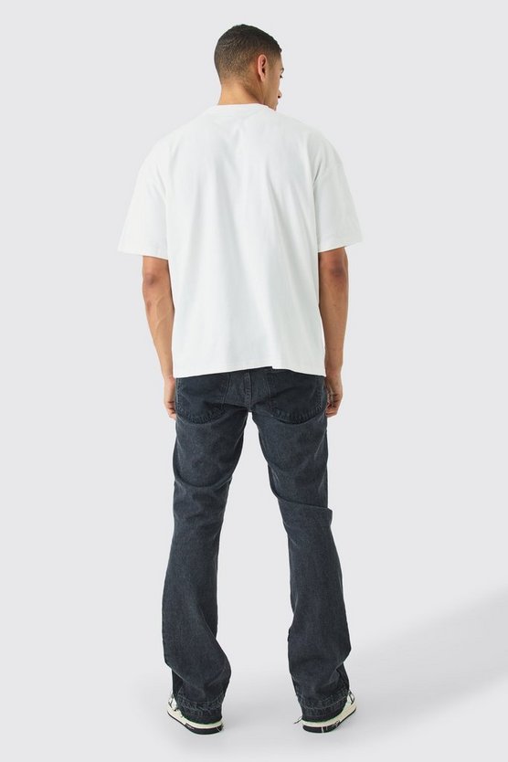 Oversize T-Shirt mit Paradise Shark Print