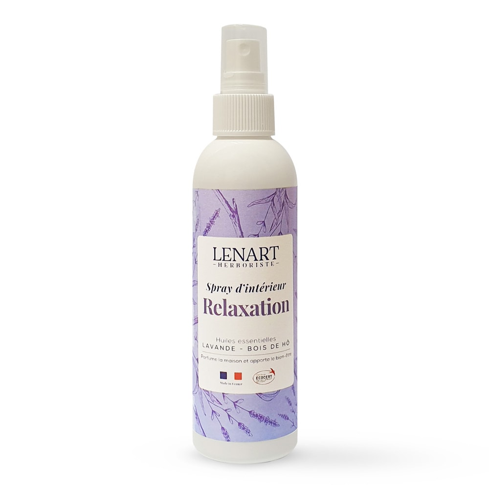 christian lénart Spray d'intérieur Relaxation BIO ECOCERT Parfum d'intérieur