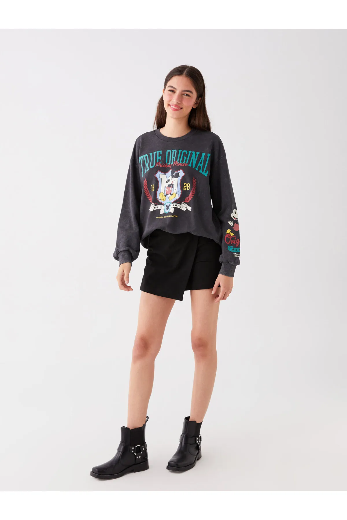 LC Waikiki  Gerader Shorts-Rock mit Reißverschluss für Damen