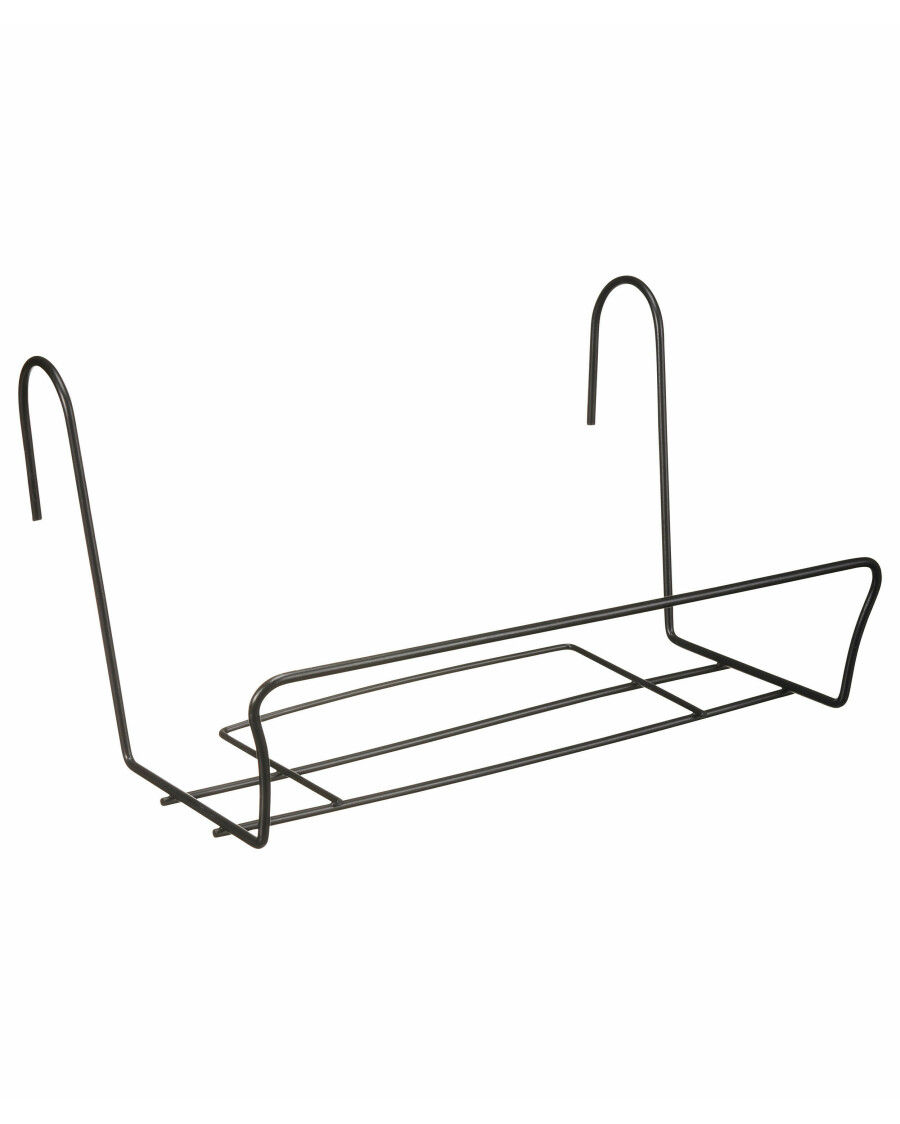 Schwarzer Blumentopfhalter