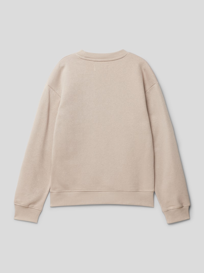 Sweatshirt mit Statement-Print Modell 'JORTRIBECA' in stein