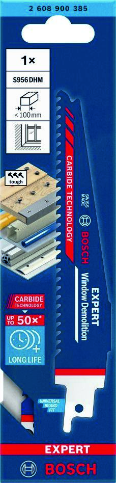 Bosch Blue Accessories 2608900385 Szakértői „Ablakbontás” S 956 DHM orrfűrészlap 1 darab