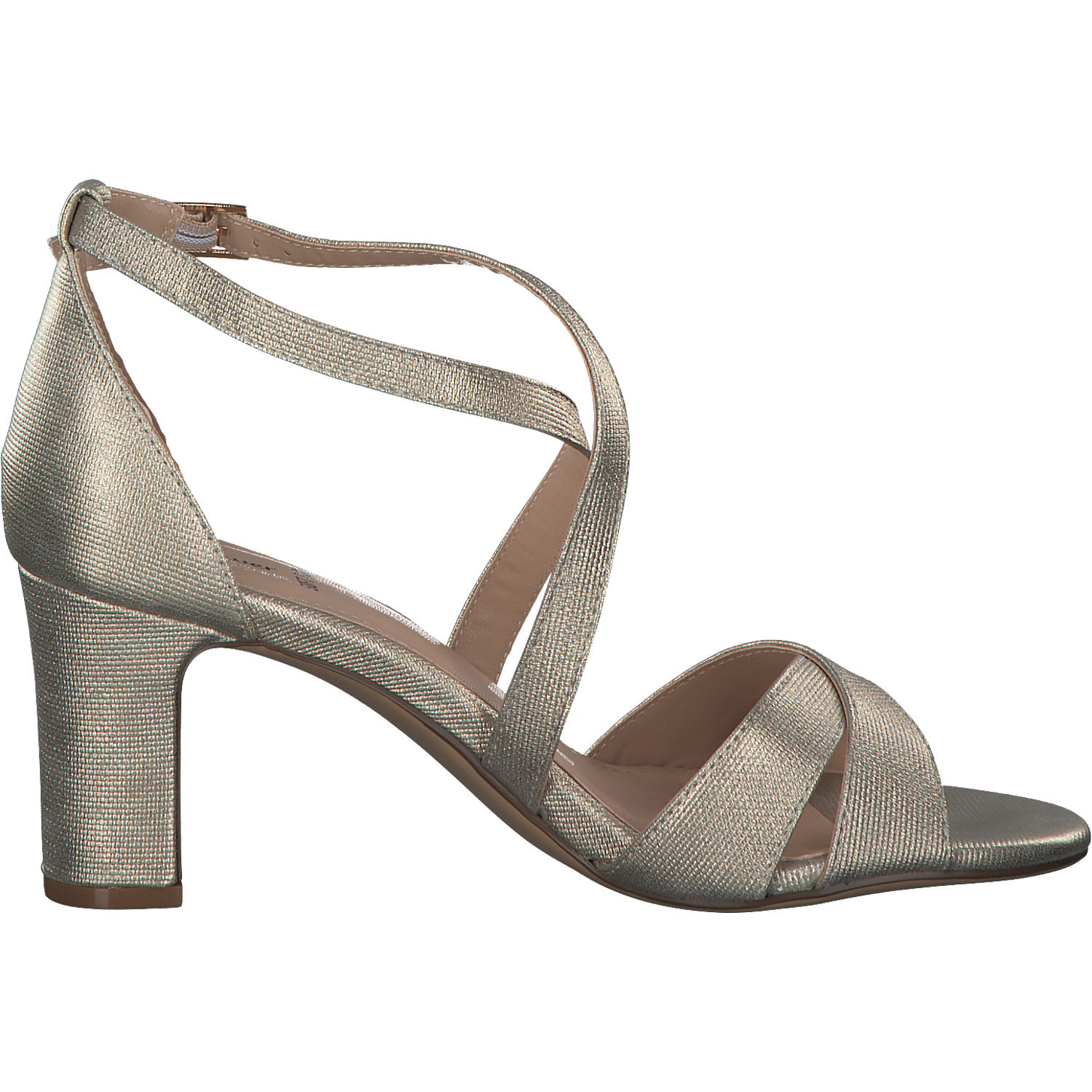 s. Oliver 28304, Plateau-Sandaletten, Damen, CHAMPAGNE