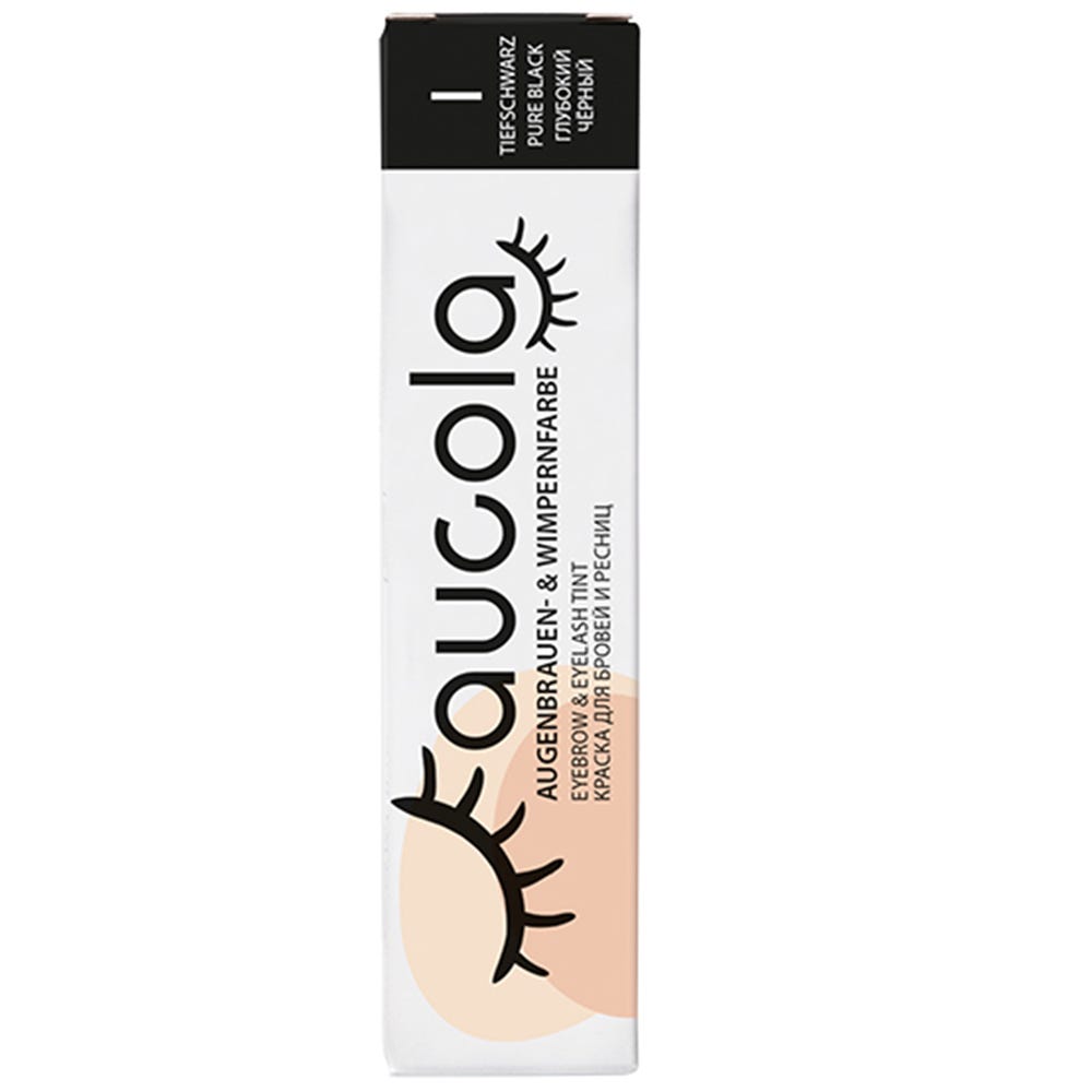 aucola Augenbrauen- & Wimpernfarbe 1 tiefschwarz 15 ml