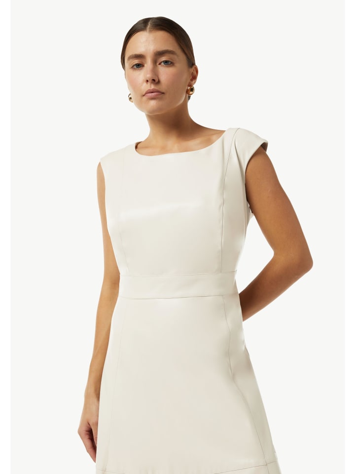 comma Kleid lang in Beige günstig kaufen