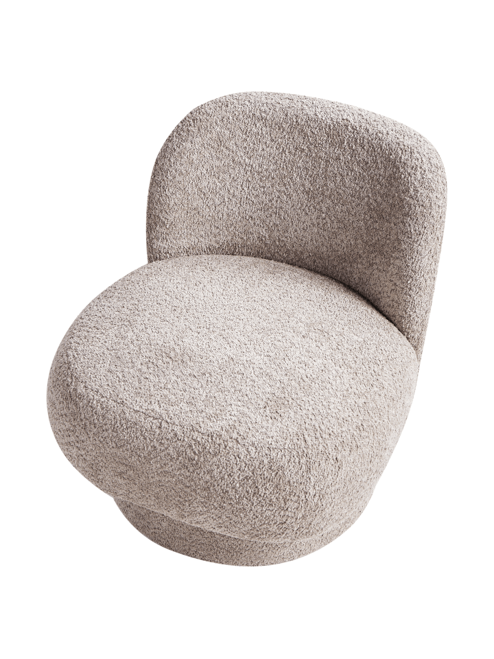 Beliani Sessel AYLO in Beige - (W) 60 x (H) 65 x (L) 70 cm günstig kaufen onesize