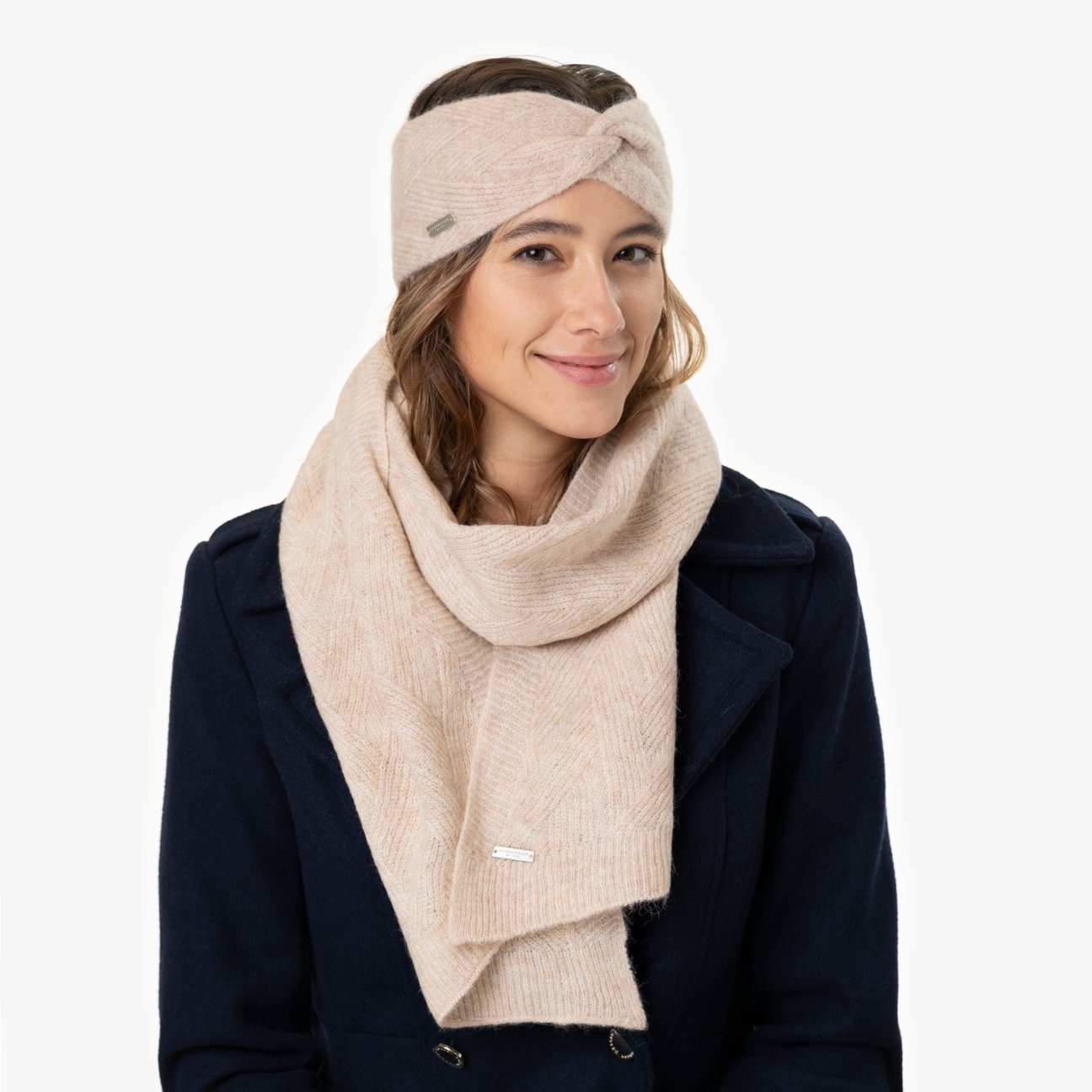 Seeberger Stirnband (1-St) Headband mit Futter