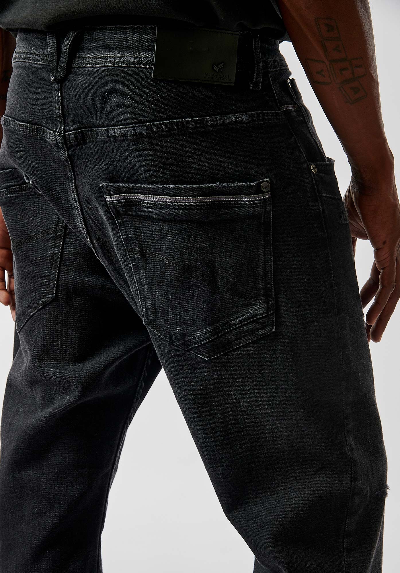 RAZED  Jean relaxed cropped Homme