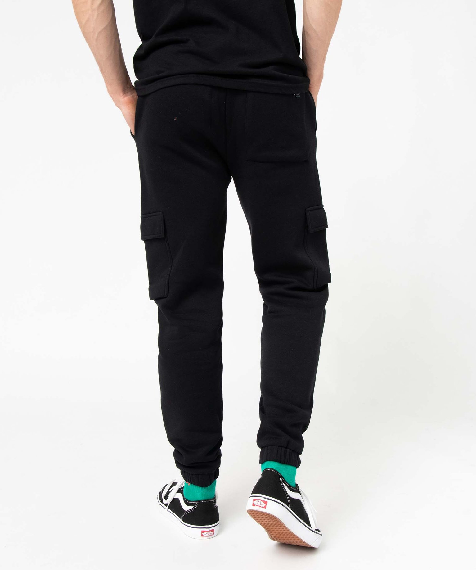 Pantalon de jogging homme molletonné noir | GEMO