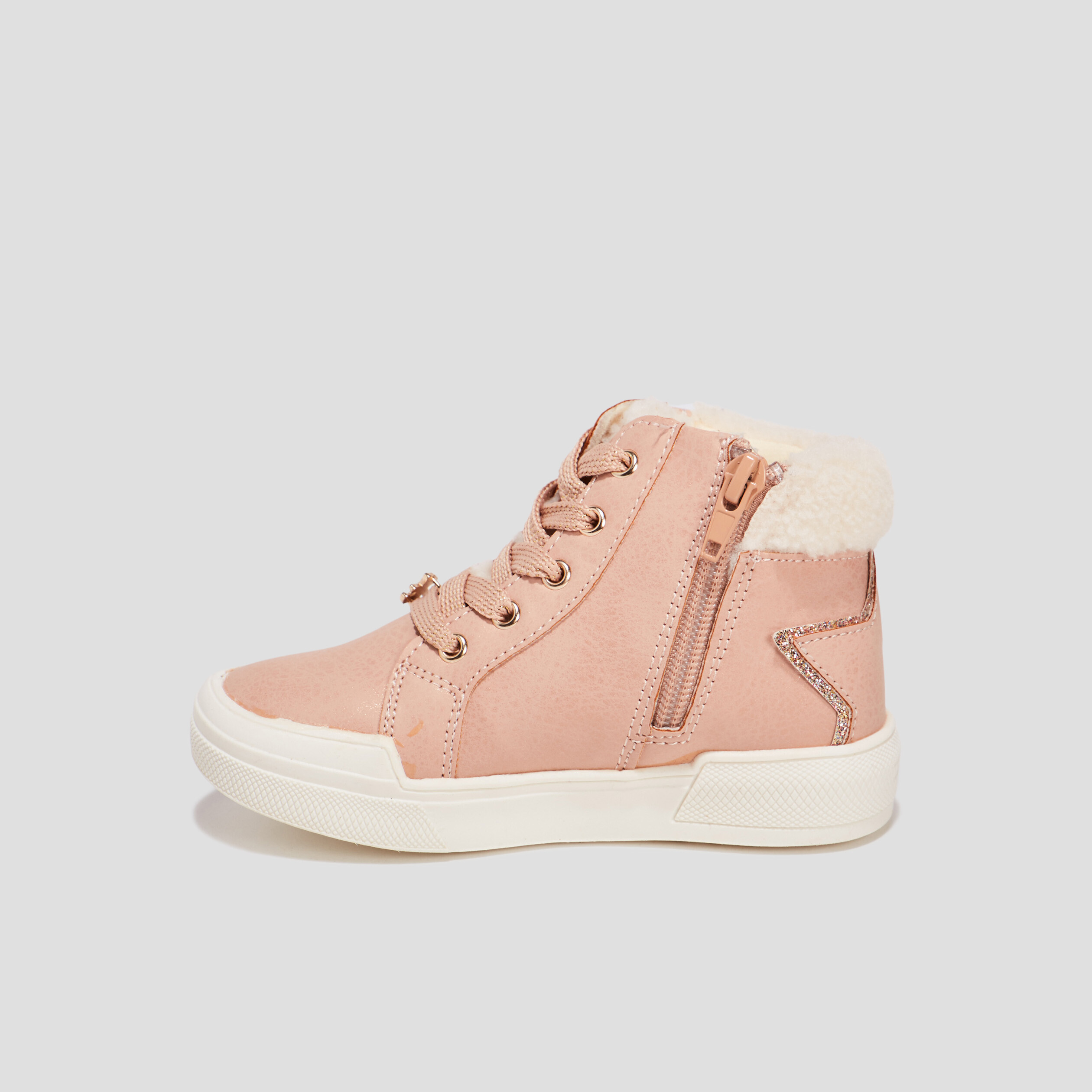 Baskets Lulu Castagnette rose fille | La Halle