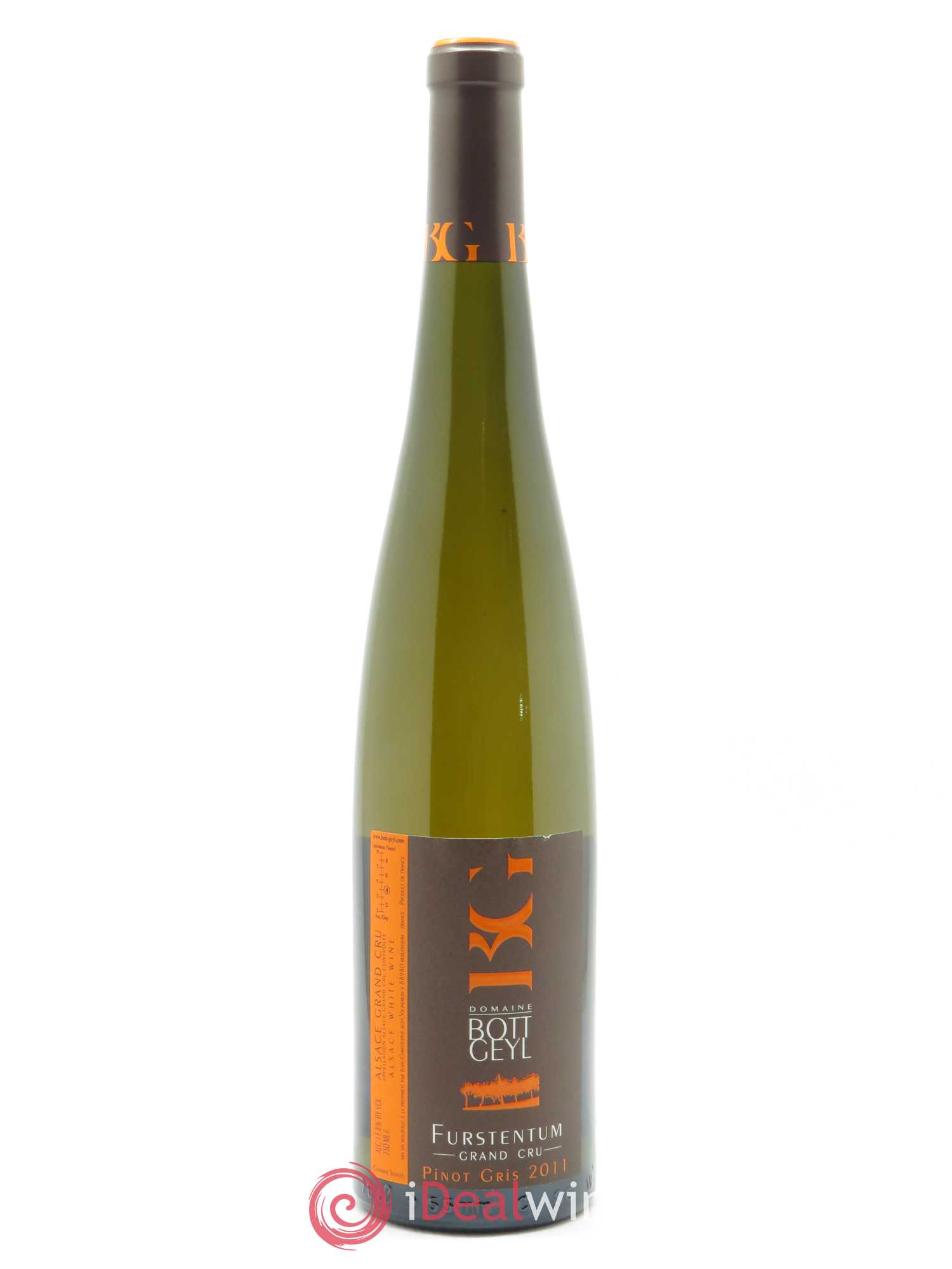 Alsace Grand Cru Furstentum Pinot Gris Bott-Geyl (Domaine)  2011 - Lot de 1 Bouteille
