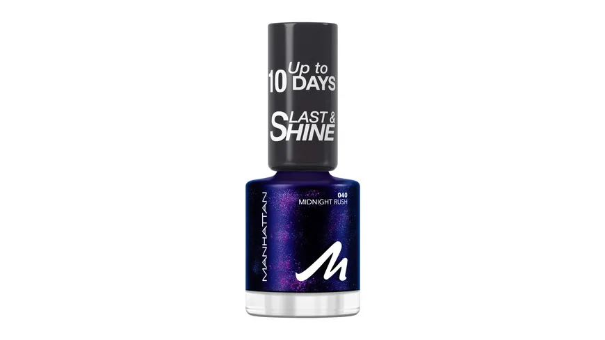 MANHATTAN Last&Shine Nagellack 8 ml 040 - 040 Midnight Rush