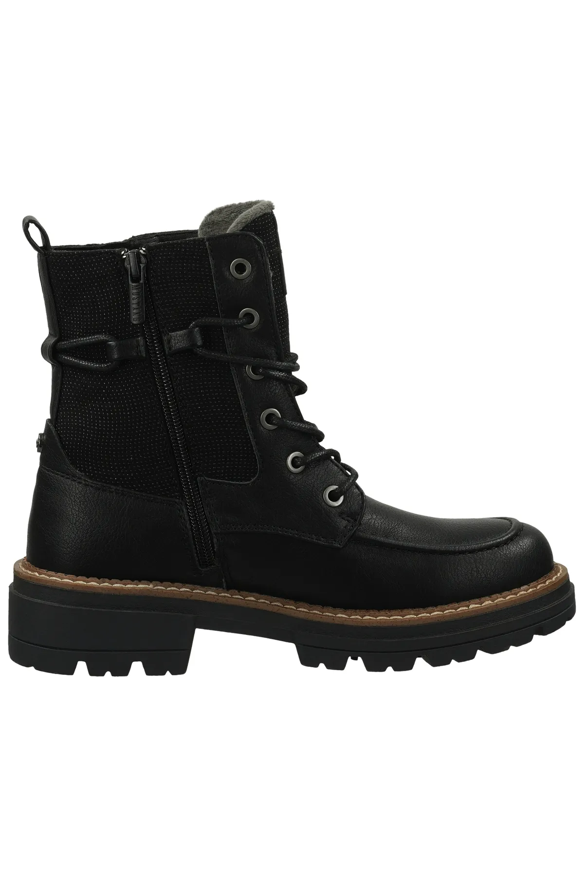 Mustang  Stiefelette - Schwarz - Blockabsatz