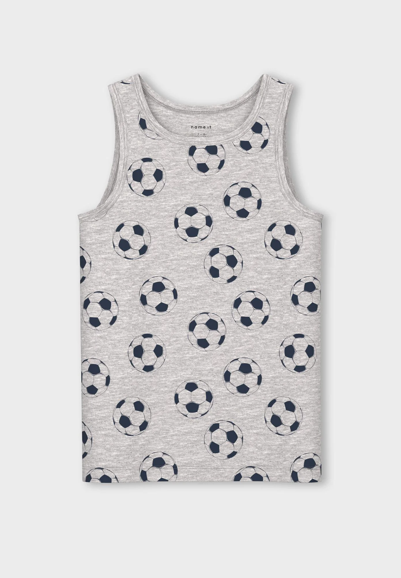 Camiseta interior de fútbol NKMTANK MELANGE, paquete de 2