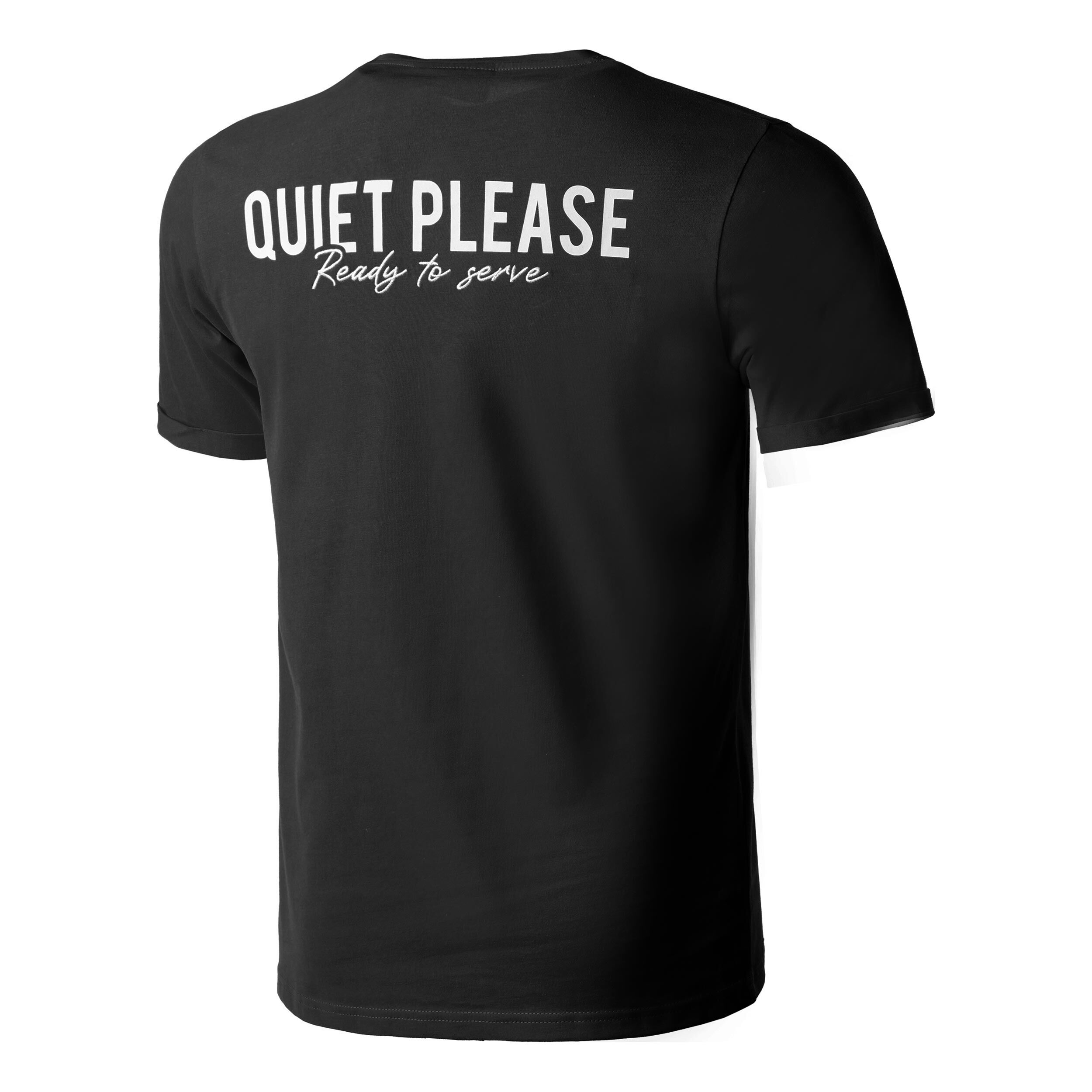 Ready To Serve T-Shirt Herren - Schwarz, Weiß